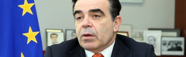 Margaritis Schinas, Spokesman of the European Commission, in Brussels, Belgium